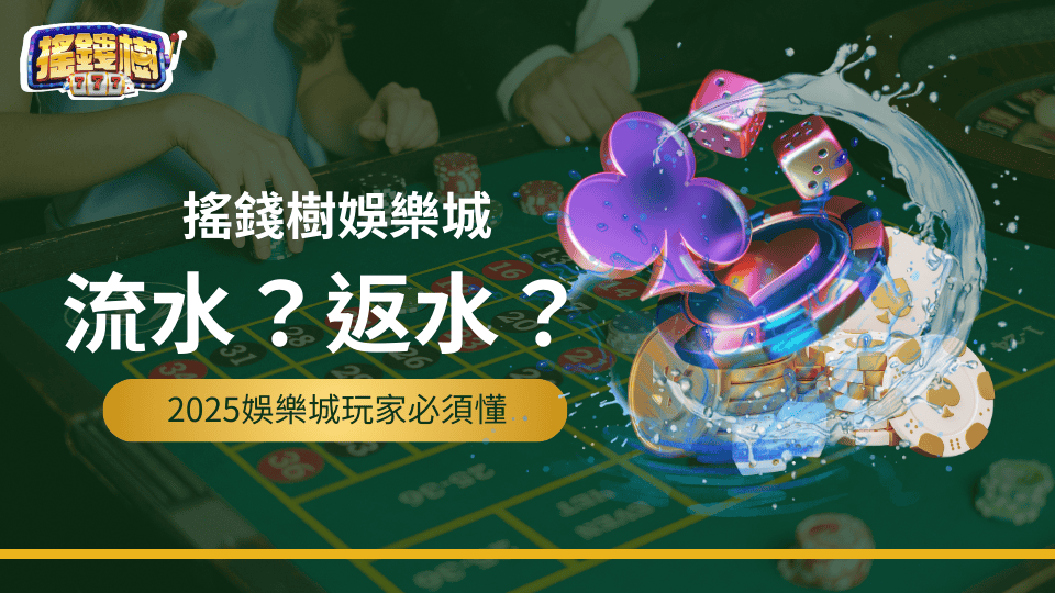 搖錢樹娛樂城說明流水是什麼、返水是什麼,讓2025的玩家都能了解